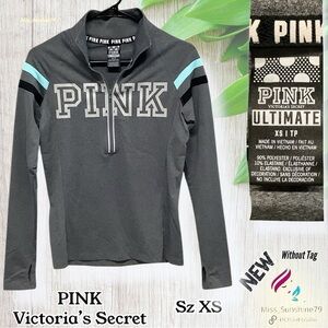 PINK Victoria's Secret NWOT - Sz XS - performance longsleeve shirt & thumb holes
